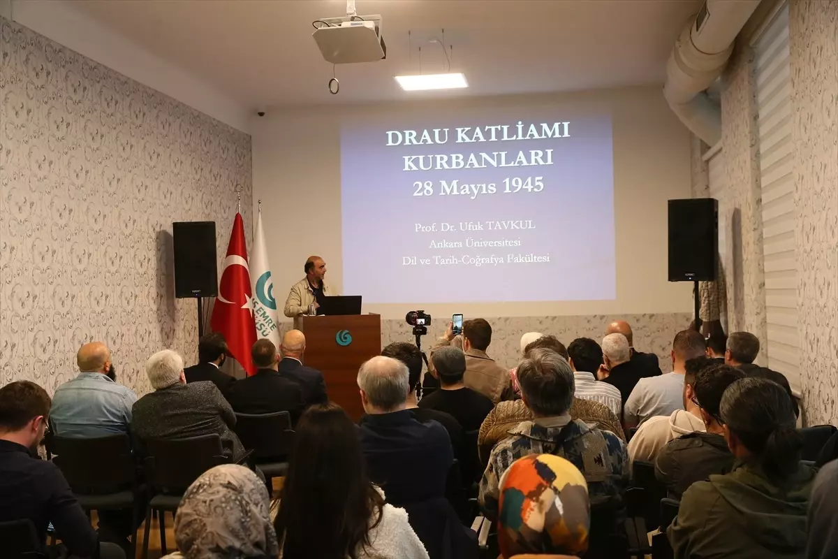 Drau Faciası Anma Programı Viyana'da Gerçekleşti