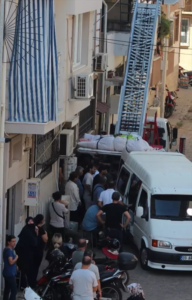 The Body of Barış Yıldırım Weighing 310 Kilograms Was Removed with a Lift