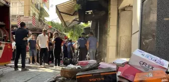 Aydın'da Ayakkabı Dükkanında Yangın