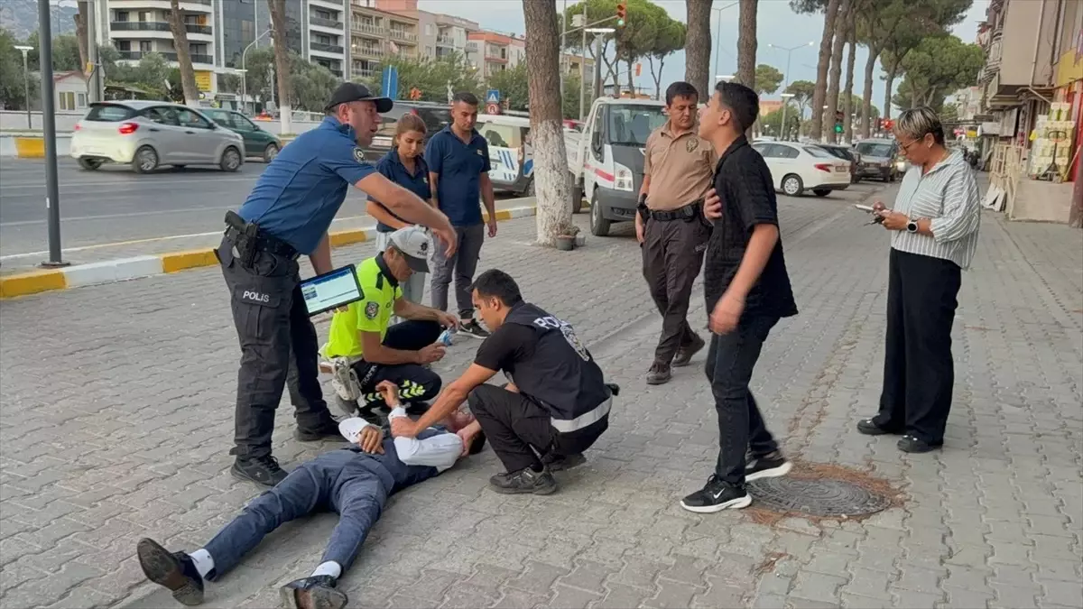 Aydın'da Yol Uygulamasında Polisi Isıran Şahıs Gözaltına Alındı
