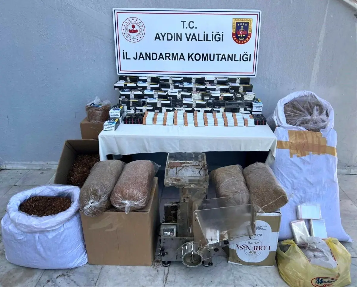 Aydın'da Sahte Tütün Operasyonu: 210 Kilo Tütün Ele Geçirildi