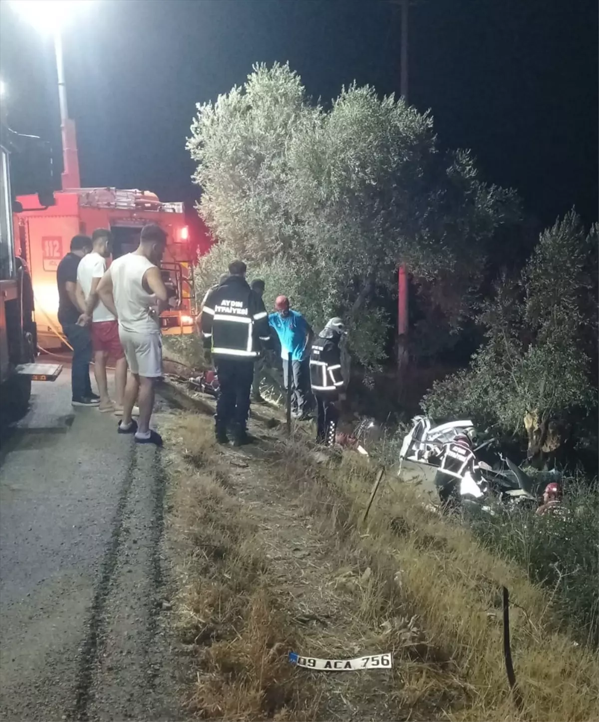 Çine'de Otomobil Şarampole Devrildi: 2 Ölü, 1 Yaralı