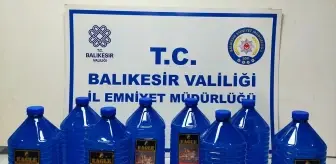 Ayvalık'ta Kaçak Alkol Operasyonu: 40 Litre Ele Geçirildi