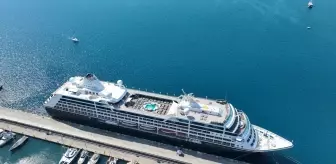 Marmaris'e Gelen Kruvaziyer 680 Turist Getirdi
