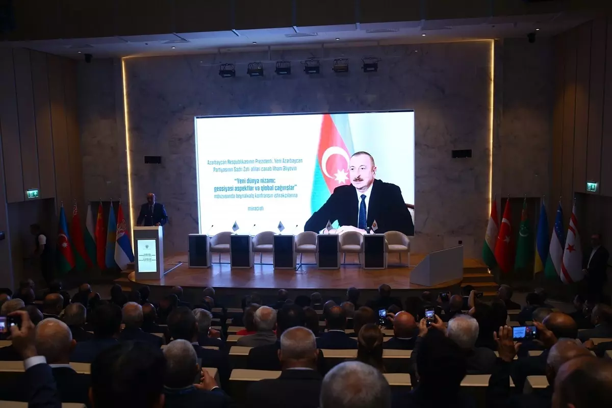 Azerbaycan Cumhurbaşkanı Aliyev'den Adil Dünya Düzeni Vurgusu