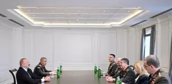 Azerbaycan Cumhurbaşkanı Aliyev, Genelkurmay Başkanı Bayraktaroğlu'nu kabul etti