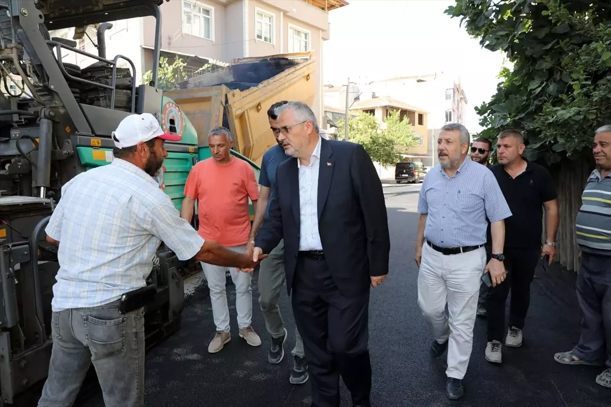 Bafra Belediyesi'nden Yoğun Asfalt Çalışmaları