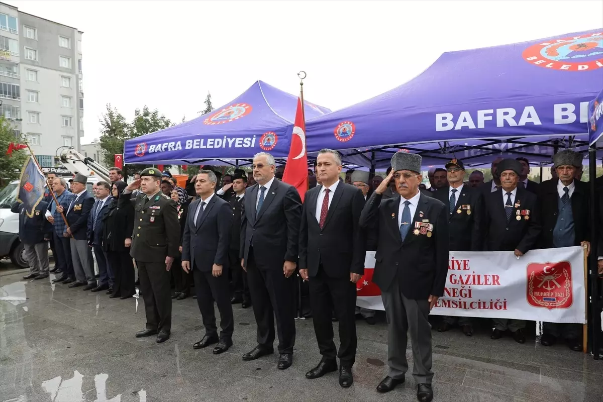Bafra'da 19 Eylül Gaziler Günü Töreni Düzenlendi