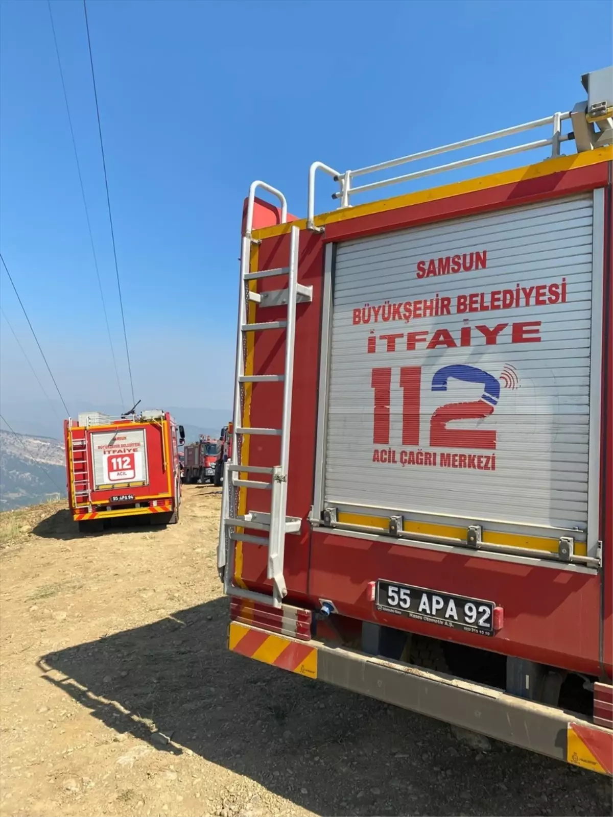 Samsun'dan Bafra İtfaiye Ekipleri, Karabük'teki Orman Yangınına Destek Veriyor