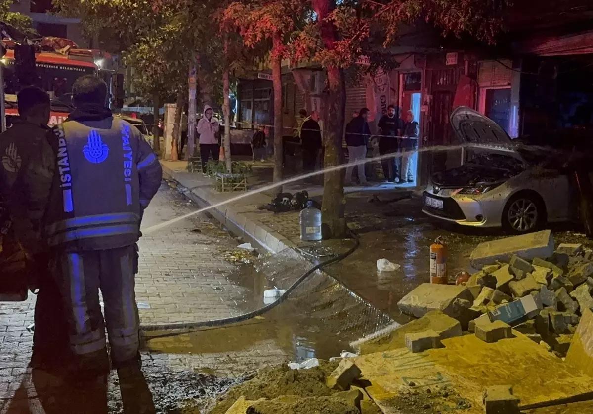 Bahçelievler'de Otomobil Tamirhanesinde Patlama: Yangın Çıktı