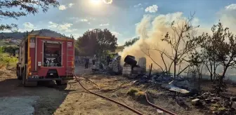 Bahşılı'da Barakada Yangın: Eşya ve Araç Gereçler Yanarak Kullanılmaz Hale Geldi