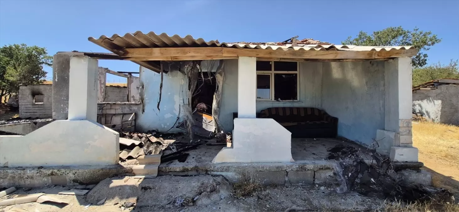 Kırıkkale'de Çoban Evinde Yangın Çıktı