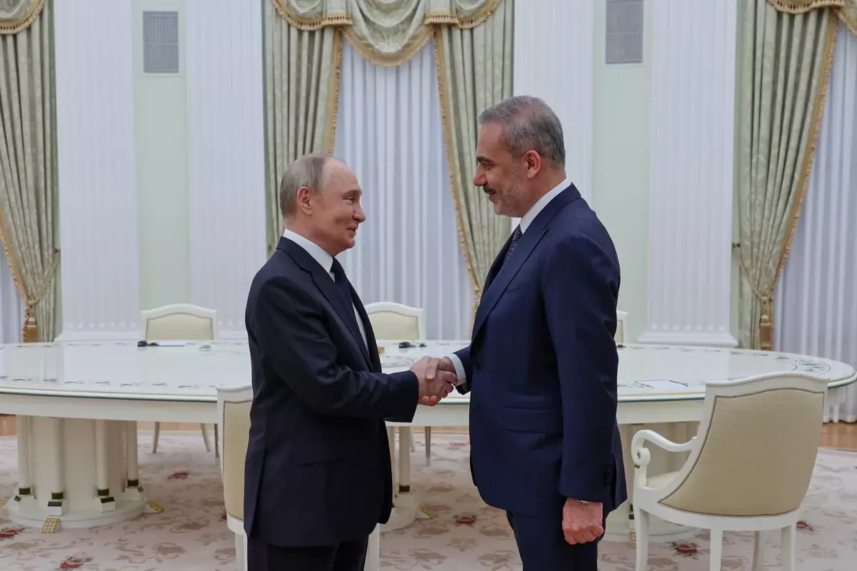 Hakan Fidan, Putin ile Moskova'da Bir Araya Geldi