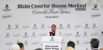 Bakan Göktaş, Başakşehir'deki 'Bizim Çınarlar Yaşam Merkezi'nin açılışına katıldı Açıklaması