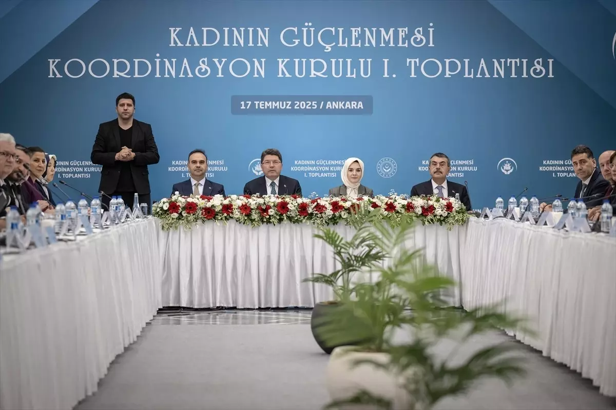 Bakan Göktaş, Kadının Güçlenmesi Koordinasyon Kurulu 1. Toplantısı'nda konuştu Açıklaması