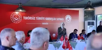 Bakan Göktaş, Karabük'te 'Terörsüz Türkiye Kardeşlik Sofrası' programında konuştu Açıklaması