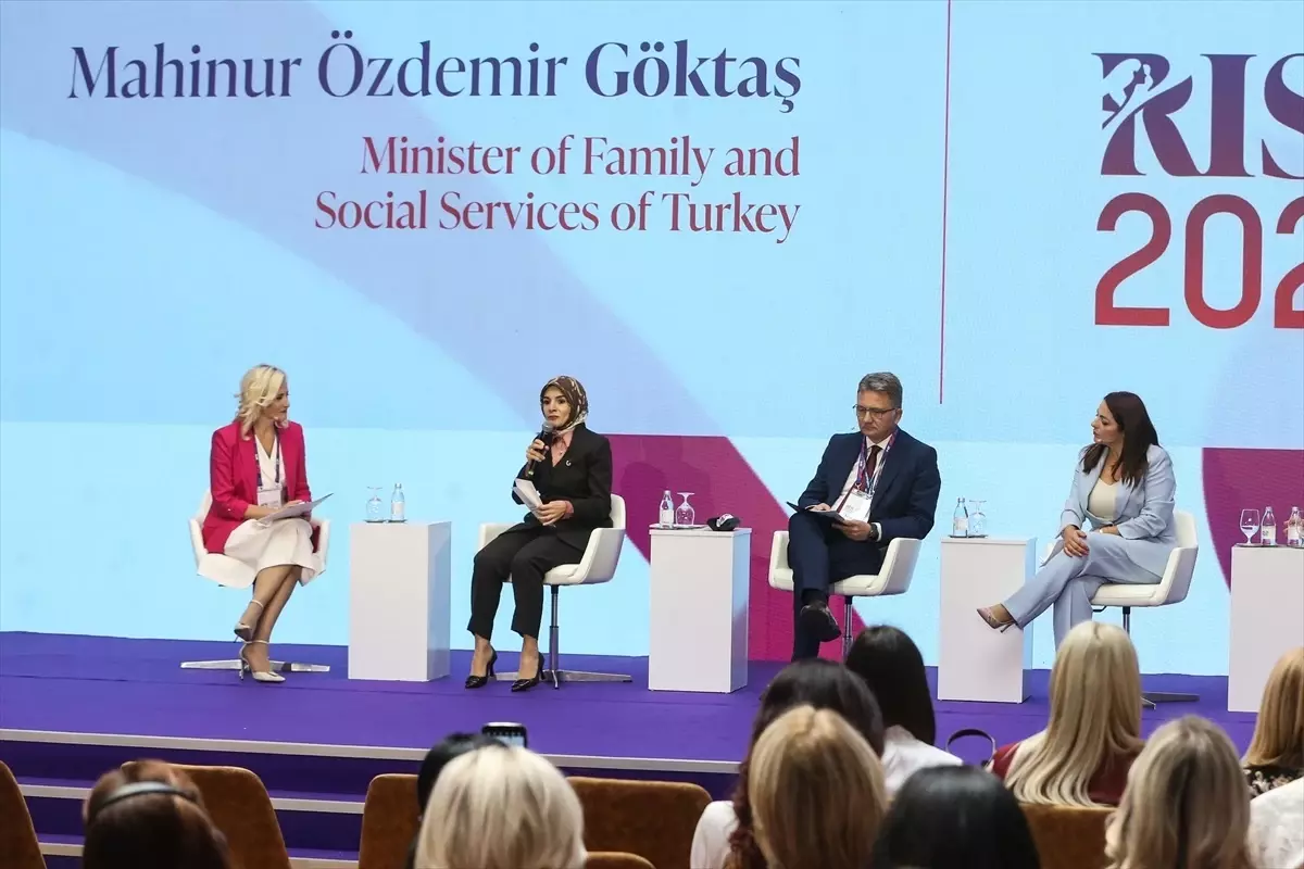 Bakan Göktaş, Sırbistan'da Kadın Konferansı kapsamında düzenlenen panelde konuştu Açıklaması