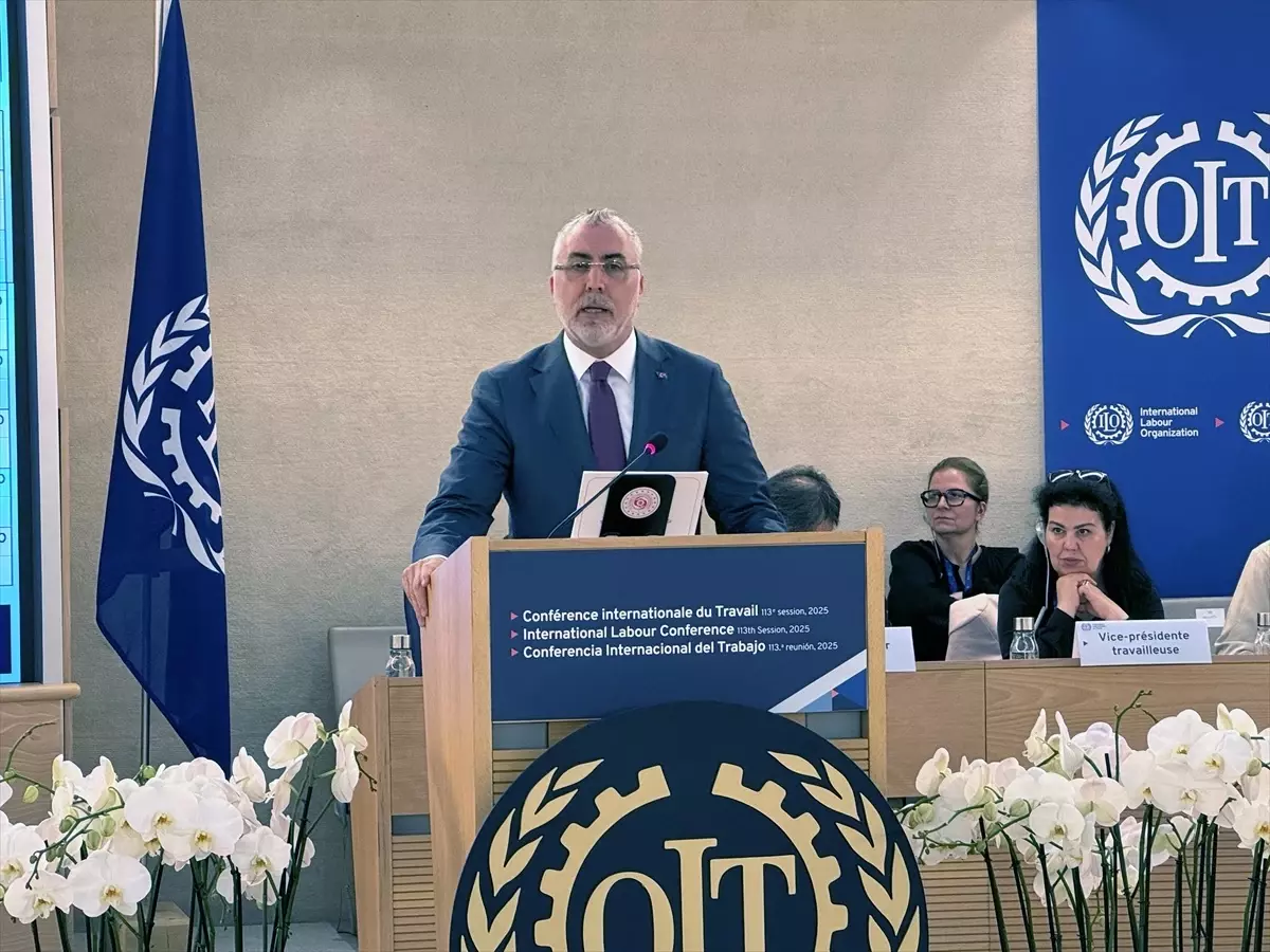 Bakan Işıkhan, ILO'nun 113. Uluslararası Çalışma Konferansı'nda konuştu Açıklaması