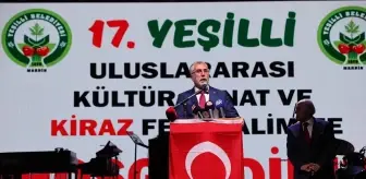 Bakan Işıkhan, Mardin'de 'Yeşilli Uluslararası Kültür Sanat ve Kiraz Festivali'ne katıldı Açıklaması
