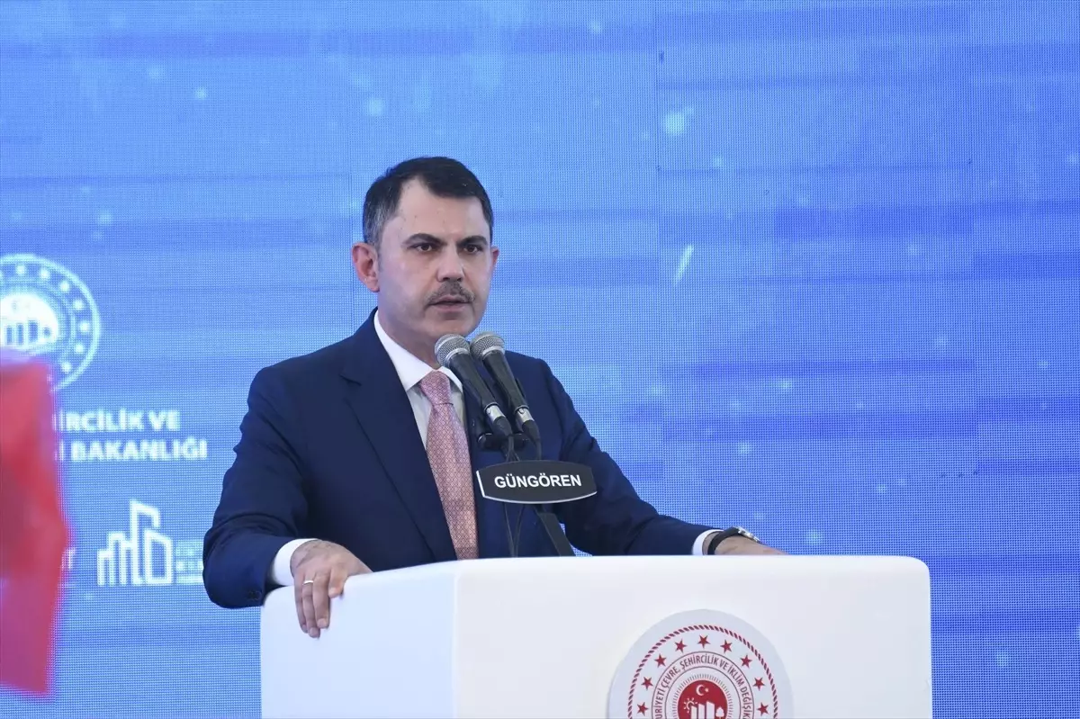 Bakan Kurum, Güngören'deki anahtar teslimi, temel atma ve açılış töreninde konuştu Açıklaması