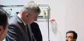 Sağlık Bakanı Memişoğlu, Orman Yangınında Yaralanan İşçileri Ziyaret Etti