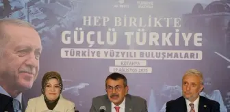 Bakan Tekin, Kütahya'da 'Türkiye Yüzyılı Buluşmaları' programında konuştu Açıklaması