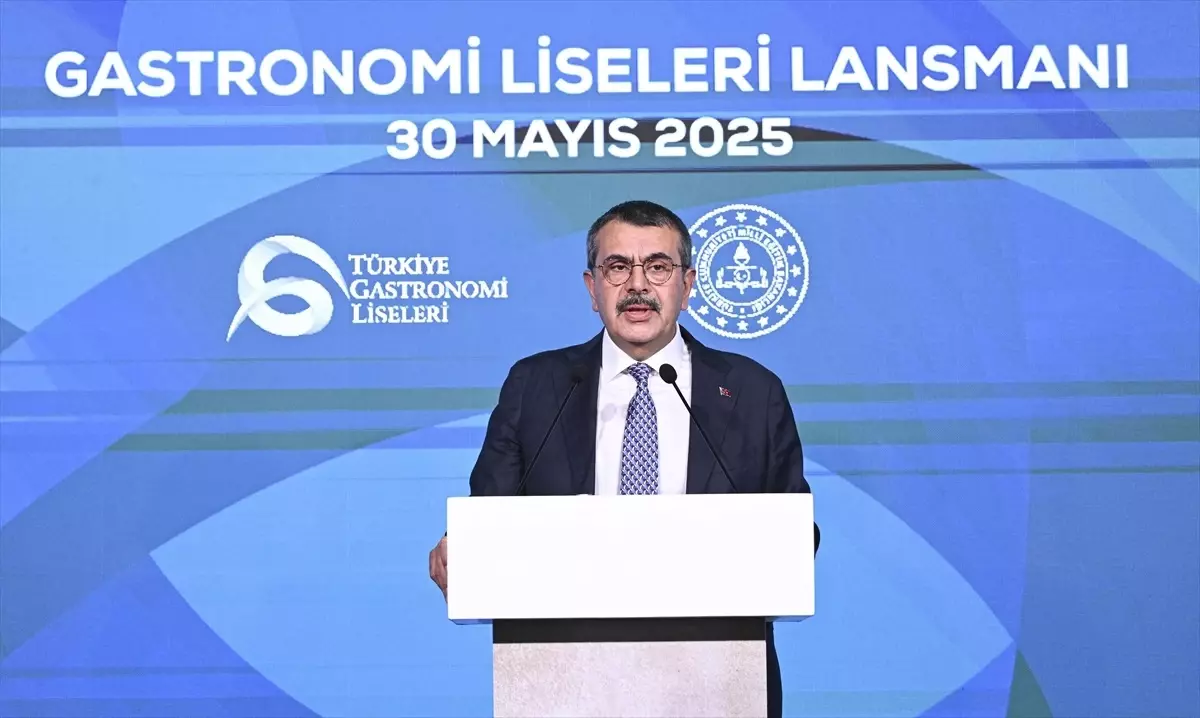 Bakan Tekin, 'Türkiye Gastronomi Liseleri Projesi' tanıtım programında konuştu Açıklaması