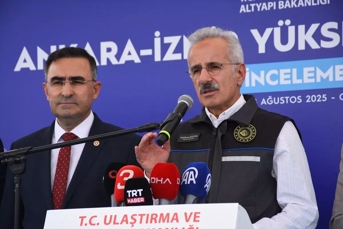 Ankara-İzmir Yüksek Hızlı Tren Hattı Seyahat Süresini 3 Saat 30 Dakikaya İndiriyor