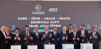 Bakan Uraloğlu, Kars-Iğdır-Aralık-Dilucu Demir Yolu Hattı Temel Atma Töreni'nde konuştu: (2)