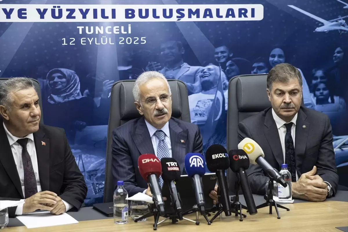 Ulaştırma ve Altyapı Bakanı Uraloğlu: 'Terörsüz Türkiye' Vizyonu ile Tunceli'nin Gerçek Potansiyeli Ortaya Çıkıyor