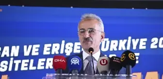 Bakan Uraloğlu 'Ulaşan ve Erişen Türkiye 2025 AR-GE Proje Fikir Yarışması Ödül Töreni'nde konuştu Açıklaması