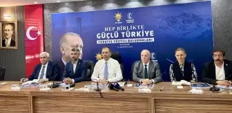 Bakan Yerlikaya, Erzurum'da Esnaf ve Partililerle Buluştu