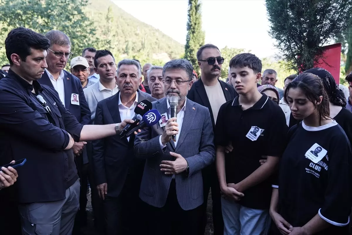 Bakan Yumaklı, şehit orman işçisi için düzenlenen cenaze töreninde konuştu Açıklaması