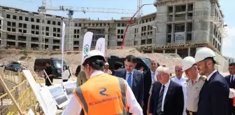 Bakanlar Ay Yıldız Yerleşkesinde İncelemelerde Bulundu