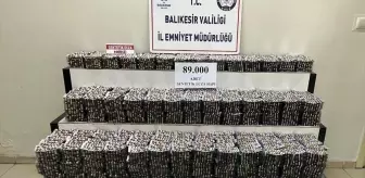 Burhaniye'de Uyuşturucu Operasyonu: 89 Bin Hap Ele Geçirildi