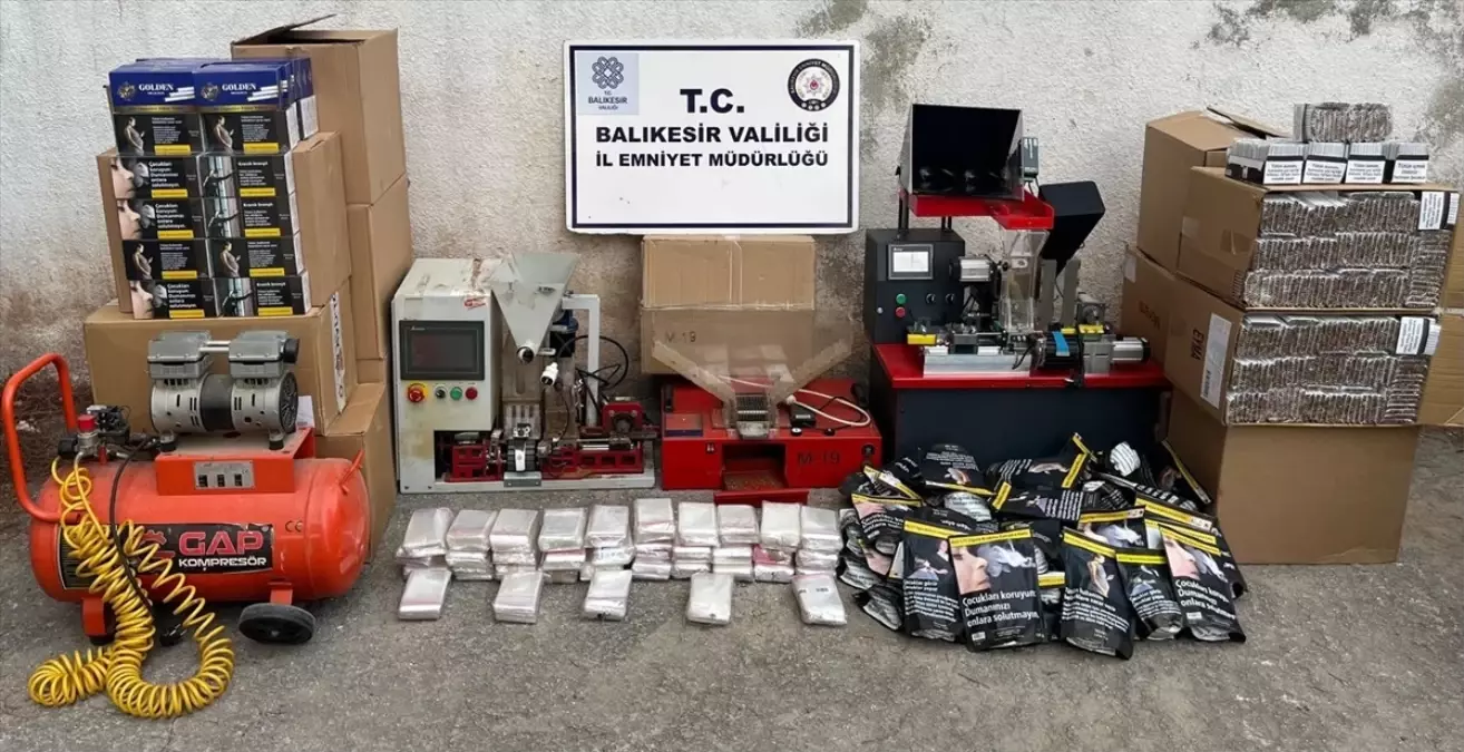 Edremit'te Kaçak Tütün Operasyonu: Çok Sayıda Malzeme Ele Geçirildi