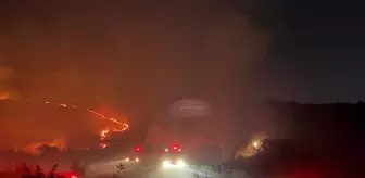 Balıkesir'de Otluk Alanda Yangın Çıktı
