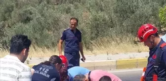Balıkesir'de Takla Atan Araçta Sürücü Yaralandı