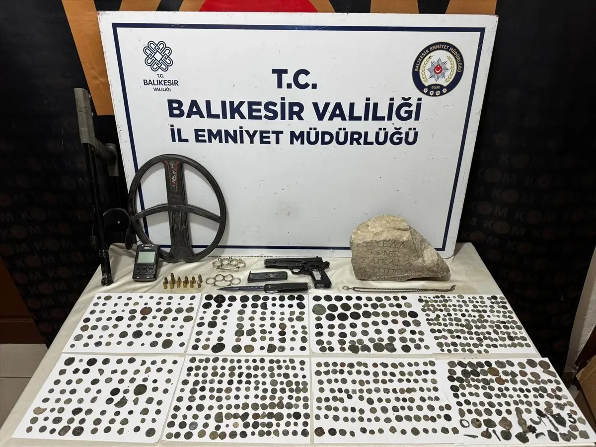 Bandırma'da Tarihi Eser Operasyonu: Bir Gözaltı