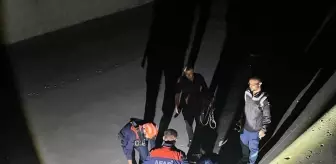 Burdur'da Baraj Kenarında Düşen Kişi Kurtarıldı