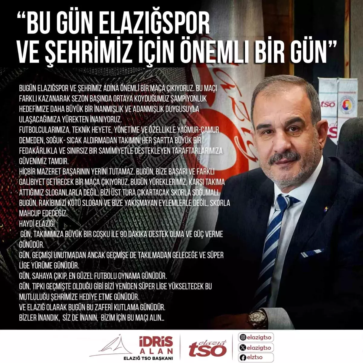 Elazığspor'un Süper Lig Hedefi İçin Kritik Maç