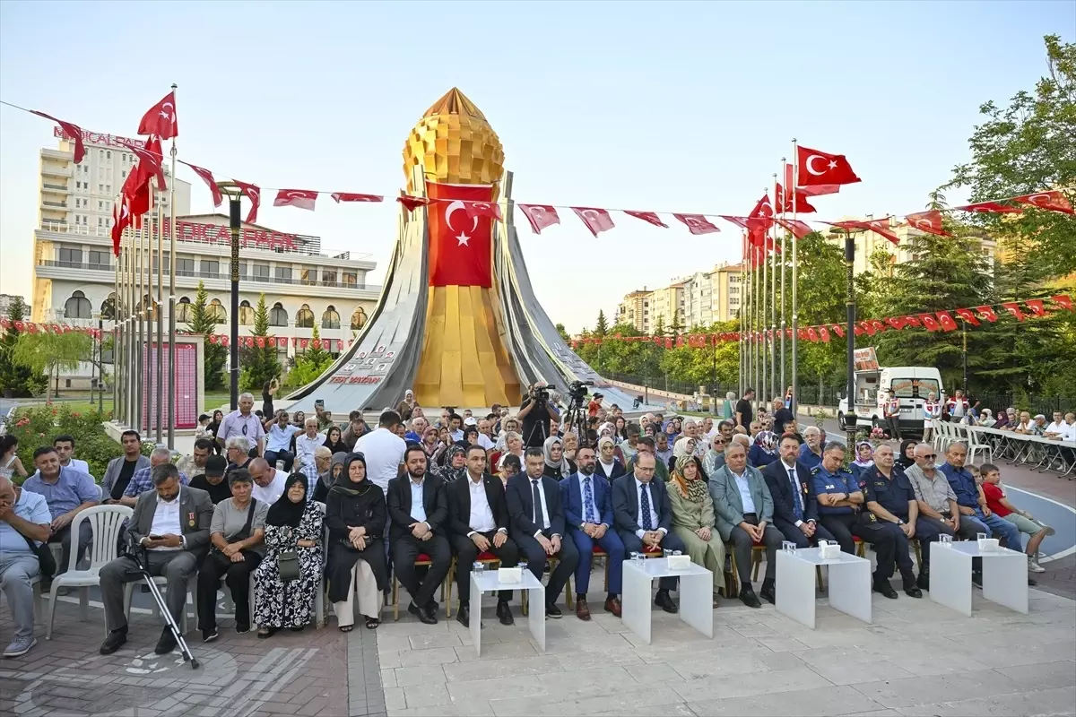 Başkentte 15 Temmuz Demokrasi ve Milli Birlik Günü etkinliği düzenlendi