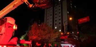 Yenimahalle'de 16 Katlı Apartmanda Yangın