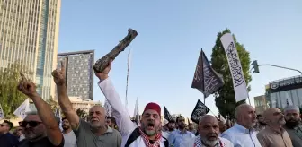 Başkentte İsrail'in Gazze Saldırılarına Karşı Protesto Düzenlendi