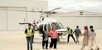 82 Yaşındaki Kezban Atalay, Hayatında İlk Kez Helikoptere Bindi