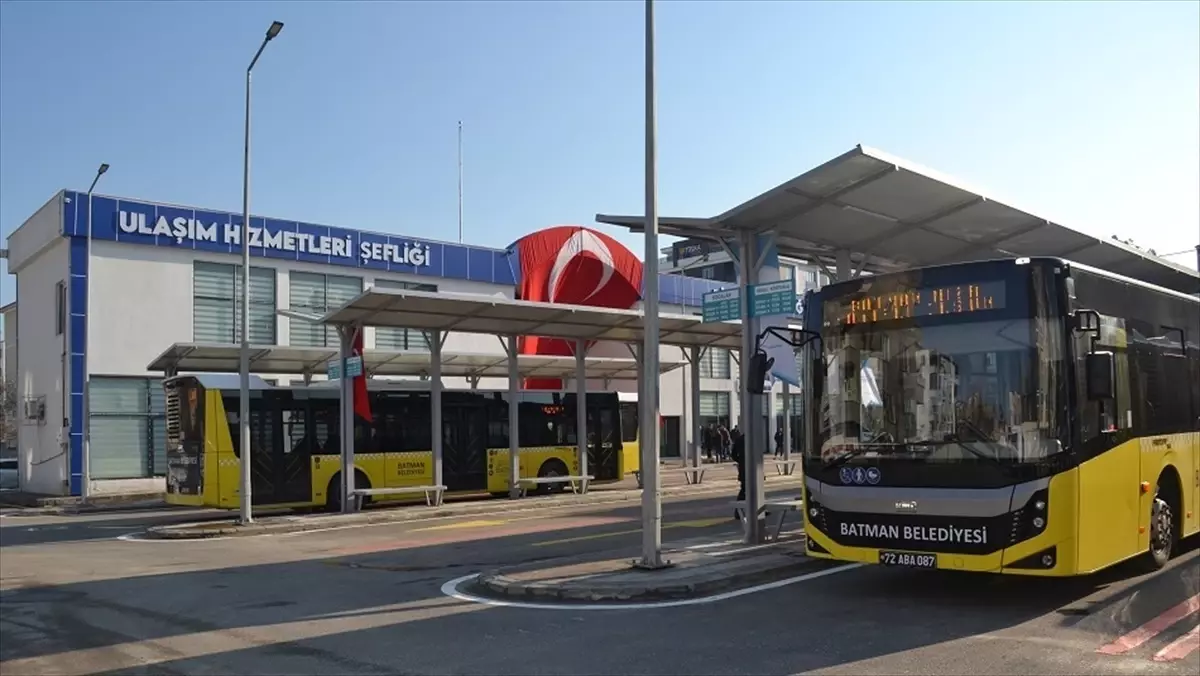Batman'da 10 Ayda 14 Milyon 744 Bin Vatandaş Toplu Taşıma Hizmetinden Faydalandı