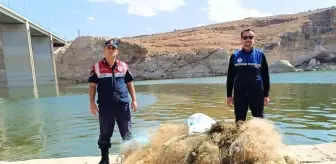 Batman'da Yasa Dışı Balık Avında 3 Bin 500 Metre Hayalet Ağ Ele Geçirildi