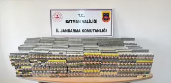 Batman'da 8 Bin 940 Paket Bandrolsüz Kaçak Sigara Ele Geçirildi