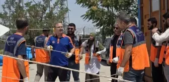 Batman'da AFAD Gönüllüleri için Saha Eğitimi Düzenlendi