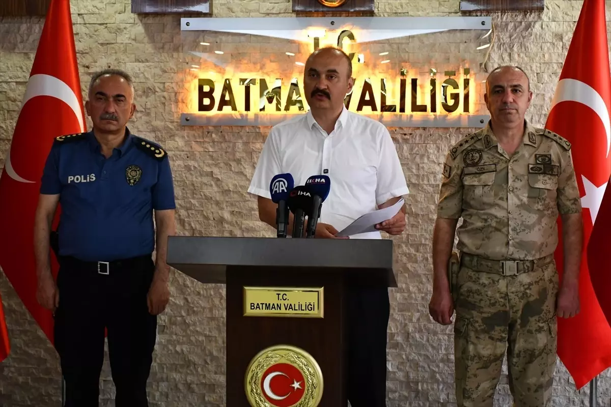 Batman'da Asayiş ve Güvenlik Toplantısı: Suç Oranı Düşüşte